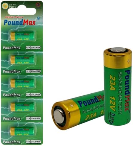 PoundMax 23A / L1028 Batteries 12v Alkaline Battery Combo Pack - 5 Count