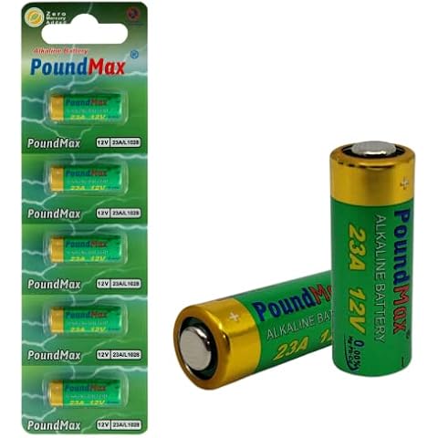 PoundMax 23A / L1028 Batteries 12v Alkaline Battery Combo Pack - 5 Count Cover