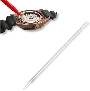 Watch Movement Installation Auxiliary Rod, Watch Cleaning Sticks Watchmakers Tool, ABS Plastic Dial Repair Cleaning Stick, Watch Repair Tools & Kits(transparent)