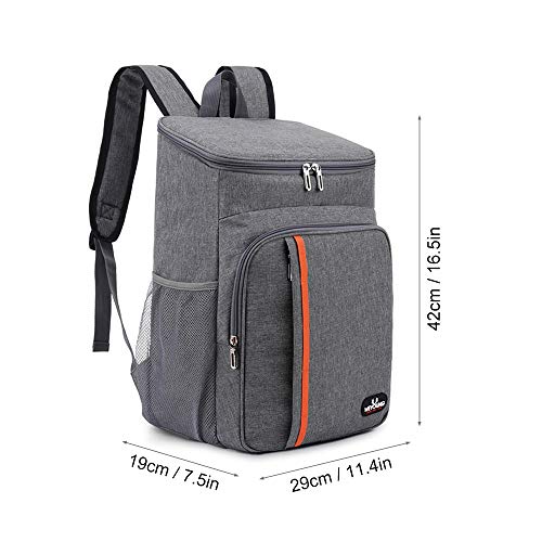 Gainty Mochila refrigerada 18L Mochila isolada à prova d'água Saco refrigerador macio à prova de va
