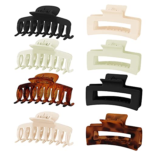 8 Stück Große-Haarklammer für dickes Haar Rutschfestes-Haarspange Rutschfestes Haar-Accessoires Mode-Accessoires für Mädchen für Frauen Damen Mädchen Haar Cover