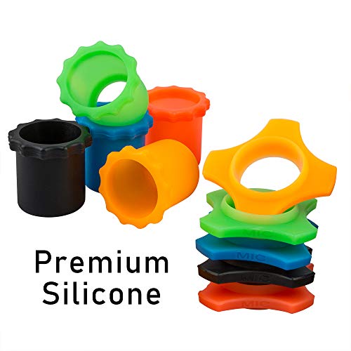 findTop Shakeproof Anti-Rolling Wireless Handheld Microphone Protection Silicone Ring (5 PCS), Bottom Rod Sleeve Holder (5 PCS), Windscreen Foam Cover (5 PCS) for KTV Device, Assorted Colors - Thumbnail 4