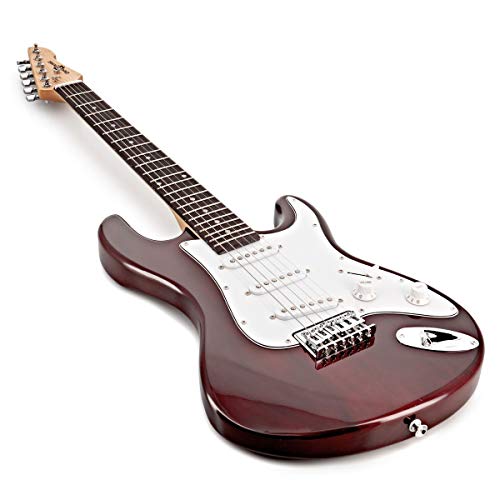 Guitare Électrique LA 3/4 + Pack Ampli Wine Red - Les Beatles, Paul McCartney, John Lennon, RIngo Starr, George Harrison Guitare Électrique LA 3/4 + Pack Ampli Wine Red – Image 6