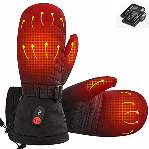 Gants de chasse pour moto imperméables et chauffants à batterie
