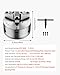 VEVOR 3-Jaw Lathe Chuck, 6 Inch (160 mm), Self-Centering Chuck with 1 1/2 in-8 Threaded Backing Plate, 0.12-5.71 in (3-145 mm) Clamping Range with T-wrench Screws, HT300 Material, for Wood Metal Lathe