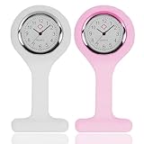 Silicone Housing: The nurses watch silicone shell is very wear-resistant and nurses fob watch can withstand long-term use. Nursing watch for infection control in hospitals and other clinical settings.The fob watch can be removed from the casing so it...