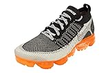  Nike Herren AIR Vapormax Flyknit 2 Multisport Indoor Schuhe, Mehrfarbig Weiß Weiß Schwarz Gesamt Orange 106, 44 EU