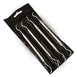 Ever Ready First Aid Stainless Steel Dental Pick/Probe Set-Professional Dental Tartar Scaler Scraper Tools for Professional, Personal and Pets