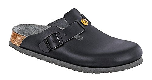 Miniatura 4 de Birkenstock 060193 Boston Black, Natural Leather Hombre Black Eu 44