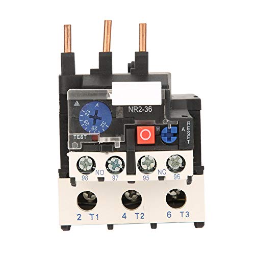 Walfront Nr2-36 Electric Heat Protect Thermal Overload Relay 23-32A Motor Protector Electric Authorized Thermal Accessory For Protecting The Phase Break #TOP5