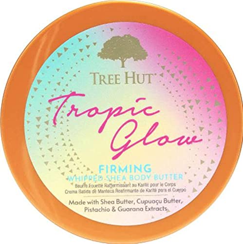 Tree Hut Tropic Glow Firming Whipped Body Butter 8.4 Oz! Infused With Shea Butter And Guarana Extract! Moisturizer That Leaves Skin Feeling Soft & Smooth! (Tropic Glow Lotion) #TOP5