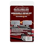 Windshield Repair Kit, 4 Pack (Repairs 4 Chips), 20-Minute Glass Rock Chip Repair Tool