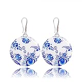 PRODUCTO HECHO A MANO DE RESINA BIO: Cada impresión se recubre suavemente a mano con bio-resina para mantener el diseño y garantizar la longevidad.Cada pieza de joyería tiene un patrón único creado por la diseñadora de la marca Dragon Porter, Tania Dav. Cada pieza está hecha a mano con mucho amor y mimo en Inglaterra o Suiza. La foto es representativa en color y diseño. El color final puede aparecer de forma ligeramente diferente en su pantalla al de la pieza real.