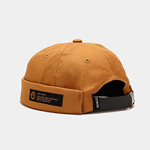 Cotton Brimless Cap Retro Docker Caps Beanie Skull Cap Adjustable Brimless Hip Hop Hats 4 Pcs #TOP3
