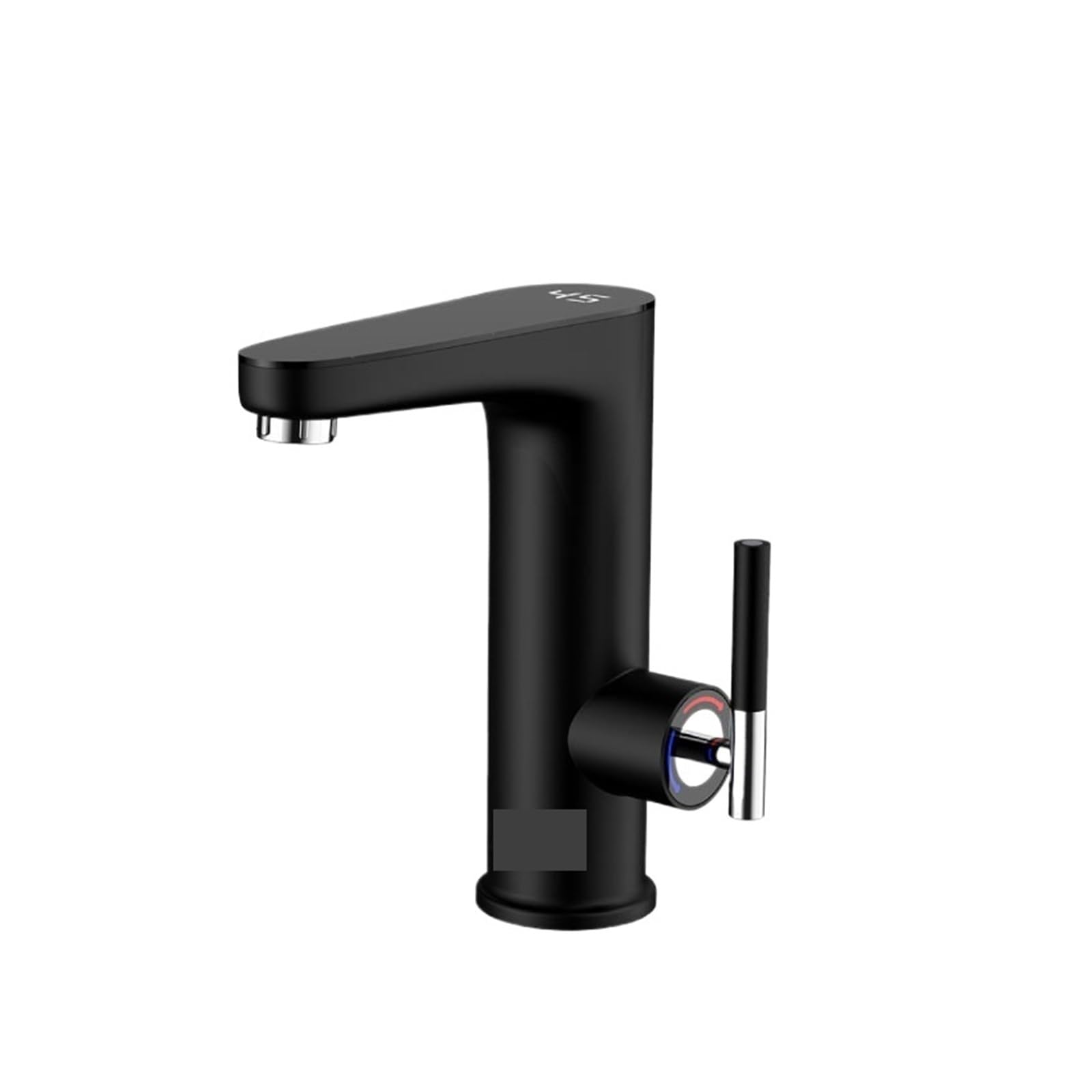 Kitchen Faucet, Electric Water Heater Kitchen Faucet, Tankless ysers Heating Tap, Instantaneous Heaters(Nero)