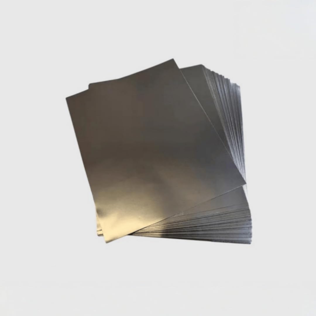 High-Purity Flexible Graphite Paper, Ultra-Thin Electrolytic Sheet, Electric Heating Plates, Conductive and High-Temperature Resistant (1, 250 * 200 * 5.0mm*2PCS, L*W*Thickness*Quantity)