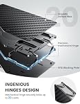 Lamicall RFID-Blocking Minimalist Wallets for Men, 15-20 Cards Large-Capacity Card Holder with Money Clip & Cash Strap, Scratch Resistant Slim Metal Wallet, Portefeuille Pour Homme, Gift for Mom