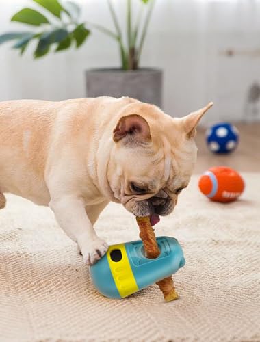 Remedare Bully Stick Halter für Hunde Leckerlihalter Futterspender Spielzeug für 4.5-25 kg Hunde Verhindern Ersticken Sicherheitsvorrichtung, Grün