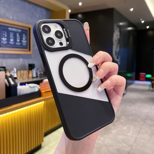 iPhone14 Plus �p �P�[�X MagSafe�Ή� �w��h�~ ���C�����X�[�d �X�}�z�P�[�X 14 Plus ���^ �y�� ������� PC�w��+TPU�o���p�[ �S�ʕی� �����ӂ���14 Plus�P�[�X ���� �����Y�X�^���h�t�� �X�^���h�@�\ �����Y�J�o