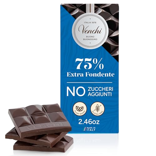 ヴェンキ|Venchi【公式】 エクストラダークバー NO ADDED SUGUR 70g ショッピングバック付き 砂糖不使用チョコレート お礼 お祝い 内祝い 手土産 ご挨拶 お返し ギフト 手提げ袋付き ショッピングバッグ S