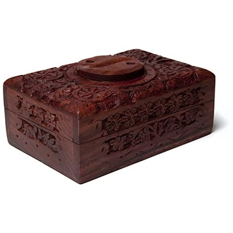 Find Something Different Yin Yang Caja de Tarot de Madera Tallada Cover