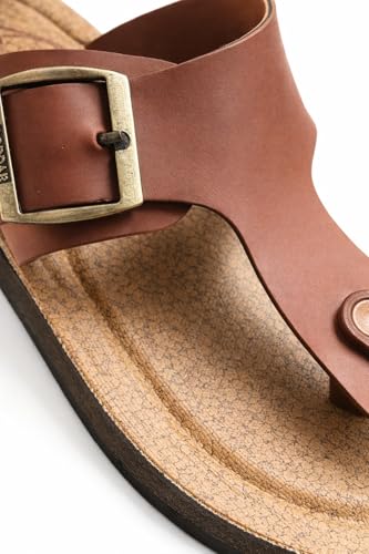 Image of Poddar Slippers, Sandals & Chappals for Men | Synthetic Leather Comfortable Footwear | Daily Use, Casual, Party, Stylish, Durable, Waterproof, Soft Sole, Anti-Slip (30052 Slipper)