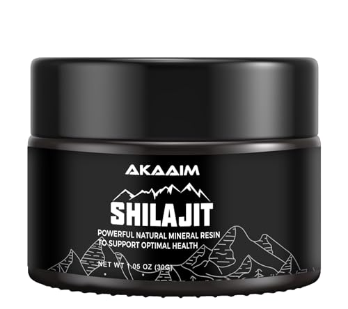 AKAAIM Shilajit Mountain Gold Unlocking Vitality with Pure Grade Himalayan Shilajit Resin Your Natural Immune System and Vitality Booster 100% Pure Vegan,Rich in Fulvic & Humic Acid,Minerals-30g AKAAIM Shilajit Mountain Gold Unlocking Vitality with Pure Grade Himalayan Shilajit Resin Your Natural Immune System and Vitality Booster 100% Pure Vegan,Rich in Fulvic & Humic Acid,Minerals-30g
