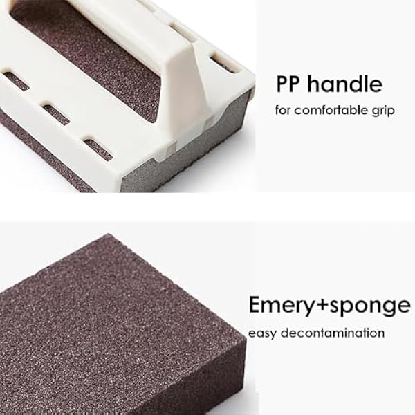 Губка Nano Carborundum, губка Nano Emery | Щетка для кухонной посуды с ручкой — щетка для мытья кастрюль и сковородок с ручкой, средство для чистки кухонной посуды