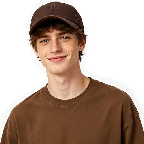 Image of Waterproof Baseball Cap Breathable UPF50+ Caps for Men Women Outdoor Sport Adjustable Rain Quick Dry Hat