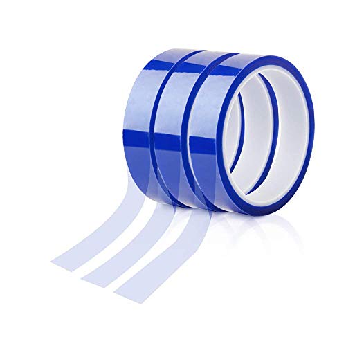 Pyd Life 4 Rolls 0.8 Inch X 108 Ft Sublimation Blanks Thermal Tape,Heat Tape,High Temp Tape,Up To 250℃(480℉) For Tumbler Sublimation Print,Heat Transfer Tape,Heat Vinyl Press Tape #TOP4