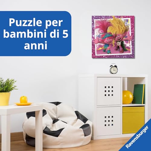 Ravensburger - Puzzles Trolls 3 Confezioni Da 3 | Puzzle Bambini 5 Anni O Più | Regalo Bimba 5 Anni 3 X 49 Pezzi | Puzzle Bambini 21 X 21 Cm | Puzzles Perfetti Ravensburger - 3