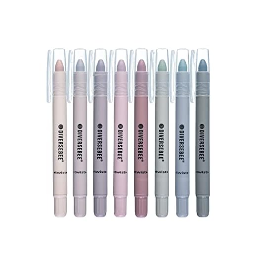 DIVERSEBEE Bible Highlighters and Pens No Bleed, 8 Pack Assorted Colors Gel Highlighters Set, Bible Markers No Bleed Through, Cute Bible Study Journaling School Supplies, Bible Accessories (Dusty)
