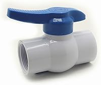 Vista 2 de MaxLLTo Válvula de bola de PVC deslizante de repuesto de 2-1/2 pulgadas, mango azul (resistente) para Thrifco Plumbing 6415216
