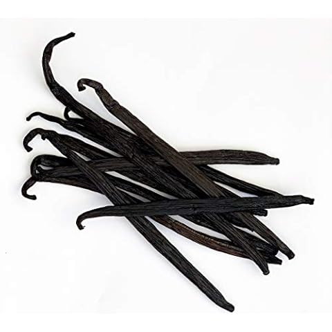 Vanilla Beans Grade A/B For Extract And Everything Vanilla 5"-7" by FITNCLEAN VANILLA| 10 Tahitian Vanilla Whole Natural Raw Fresh NON-GMO Pods. Cover