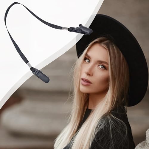 de queixo de chapéu à prova de, clipes de chapéu de corda à prova de | Retentor de boné multifuncion