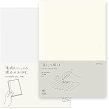 DESIGNPHIL 15294006 Midori Notebook, MD Notebook, A5, Horizontal Ruled + Notebook Cover
