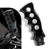 GRANDI hift Knob Manual Gear, 4-Hole Manual Gear Shift Knob, Resin Metal Tape Adapter M12 M10 M8 Shift Lever Replacement Parts, Universal for Manual Transmission Cars (Silver)