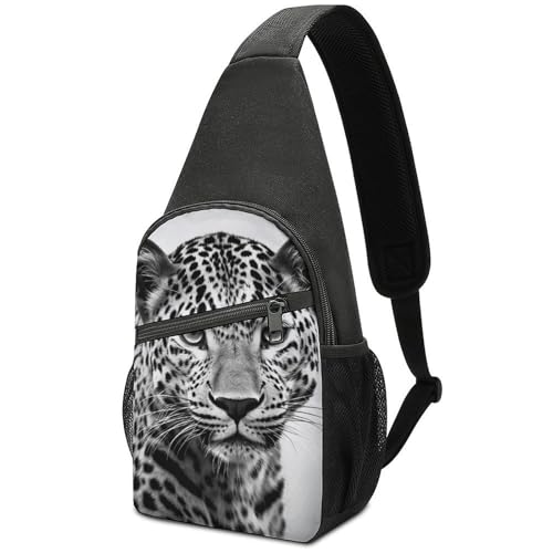 Bolso bandolera animal print ligero para viajes miniatura 1
