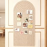Faltbare Fototafel Selbstklebend, 60x120cm Runde Ränder Pinnwand, Kinderzimmer Dekorative Pinnwand, 0.9cm dicke Filzwand, Memo Boards Bulletin Board Wanddekoration für Schule, Hause, Büro