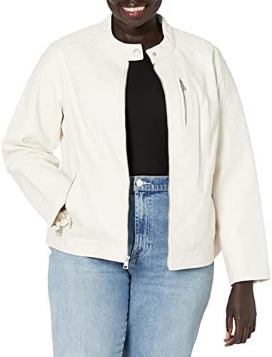 Amazon.com: Levi 's piel de imitación de las mujeres moda chamarra Racer  acolchada : Ropa, Zapatos y Joyería