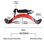 Arm Blaster Bicep Curl Thick Aluminum Adjustable Bodybuilding Bicep Isolator Pink,Barbell Curl Assistant Arm Curl Bar - Image 4