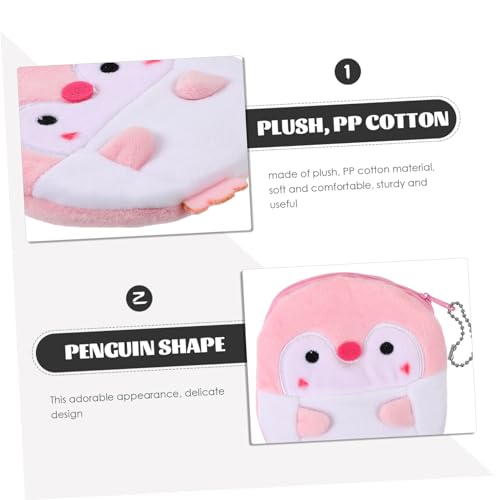 Didiseaon Cute Plush Penguin Coin Purse Adorable Small Portable Change Wallet for Boy Girl and Adults Lightweight and Convenient for Travel for Outdoor Use Gift3