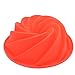 WEFOO Silicone Fluted Bundt Pan Cake Mold,BPA Free, Non-Stick European-Grade Silicone,Red