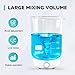 LAB FISH Laboratory Magnetic Stirrer 1800PRM Magnetic Mixer Max Stirring 3000ml Capacity Stir Plate with Stir Bar Egg for Lab and Homebrew
