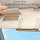 PU Leder Auto Sonnenbrille Brillenetui Aufbewahrungsbox Organizer für SUV LKW Halter Sonnenblende (Beige)