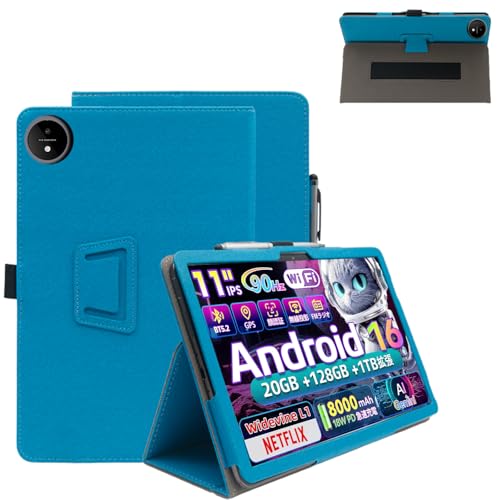 For MENTUME M70 �P�[�X �yVaele �z11�C���` �^�u���b�g �P�[�X 360°�S�ʕی� ��܂�X�^���h�����p���� �y���z���_�[�t�� �㎿PU���U�[ �L�Y�h�~ �y�� �S�ʕی�MENTUME M70 �^�u���b�g�J�o�[�i���C�g�u���[�j