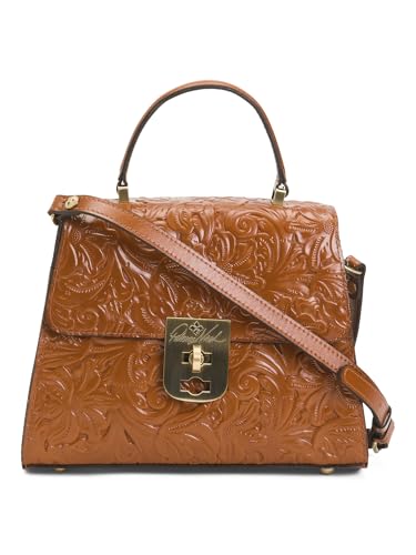 Image of Patricia Nash Chauny Tooled Leather Satchel