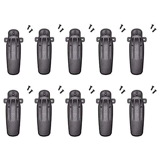 HEOPBIRD KBH-11 Belt Clip Compatible with Kenwood TK-2180 10-Pack