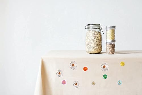Miniatura 6 de 39 parches bordados de flores para planchar con diseño de margaritas y mariposas, parches de costura para bolsas de coagulación, gorras, sombreros,