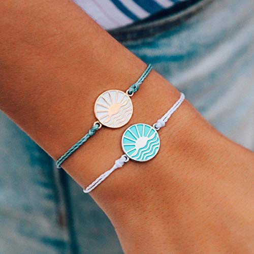 Image of Pura Vida Rose Gold or Silver Sunrise to Sunset Bracelet - Waterproof Band